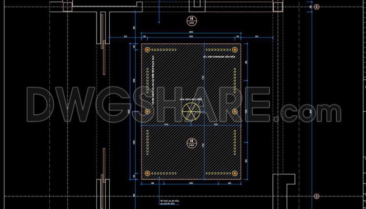 169. Free Download Detailed Cad Drawings For The Ceiling Layout Design Of A 3-story Townhouse (7)