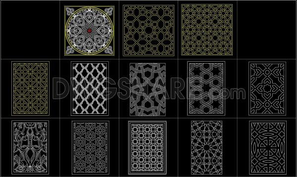 1 year ago
                

                
             2,756187. Free Download of Decorative Pattern Design CAD Blocks