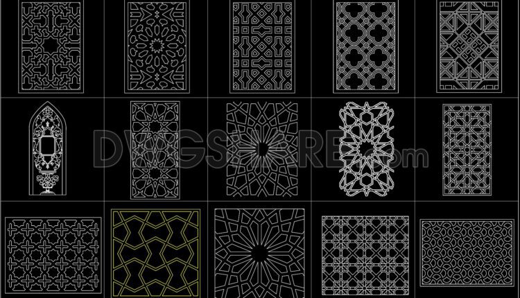 187. Free Download Of Decorative Pattern Design Cad Blocks (2)