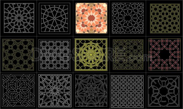 1 year ago
                

                
             3,001188. Free Download of Decorative Pattern Design CAD Blocks