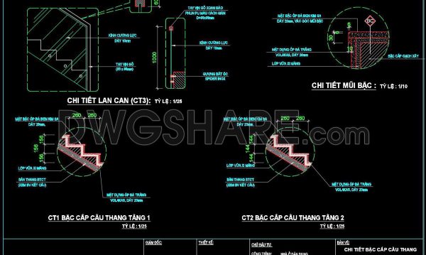 285. Download detailed CAD drawings of townhouse stairs