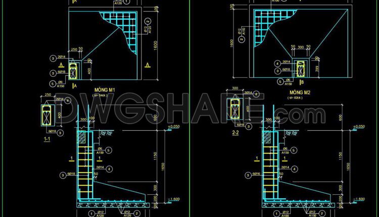 304. Structural Drawings Of -story House A Complete Project 5m X 18.7m For Download (2)