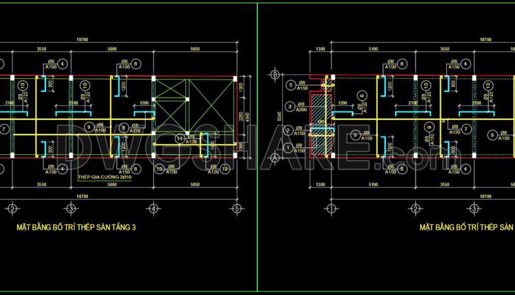 304. Structural Drawings Of -story House A Complete Project 5m X 18.7m For Download (8)