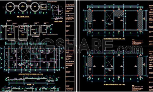 1 year ago
                

                
             461310. Download free CAD structural drawings for a 5.5m x 14m reinforced concrete townhouse construction