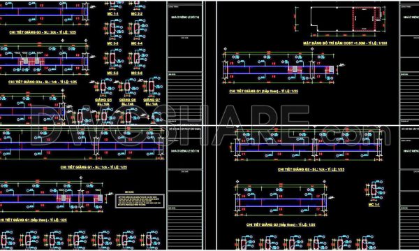 1 year ago
                

                
             923312. Download free CAD structural drawings for a 5m x 16m reinforced concrete townhouse construction