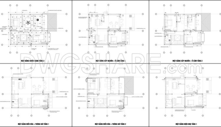 330. Free Download Of Electrical And Plumbing Design Drawings For A 2-story Townhouse (5)