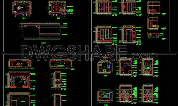 1 year ago
                

                
             843378. Download detailed construction drawings of wooden wall cladding for Indochine-style villa