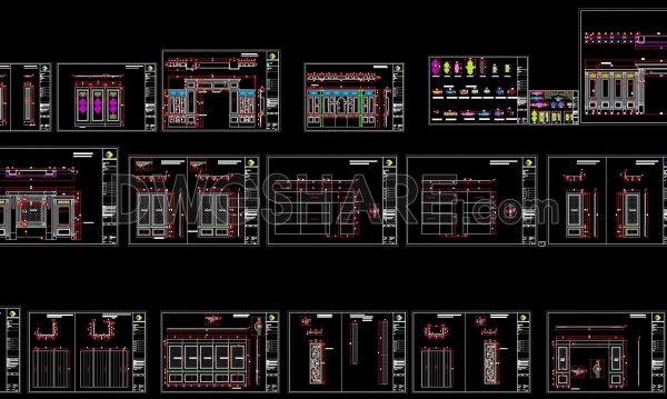 1 year ago
                

                
             1,161379. Download detailed construction drawings of wooden wall cladding for European-style villa