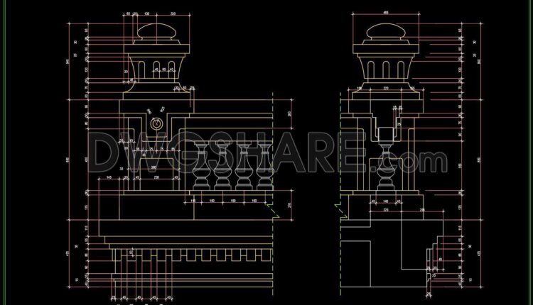 384. Download Of Cad Drawings Of European Classical Architectural Details (2)