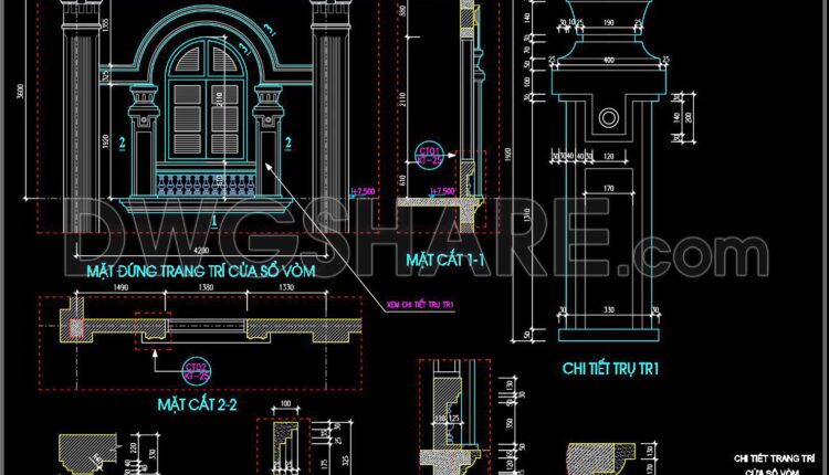 385. Download Of Cad Drawings Of European Classical Architectural Details (7)