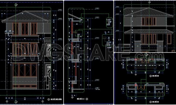 1 year ago
                

                
             943387. Download Free 3-Storey House Elevation Architectural CAD Detail Drawings
