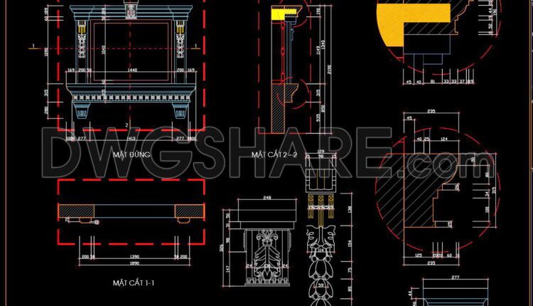 388. Download Of Cad Drawings Of European Classical Architectural Details (18)