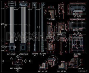 389. Download Of Cad Drawings Of European Classical Architectural Details (21)