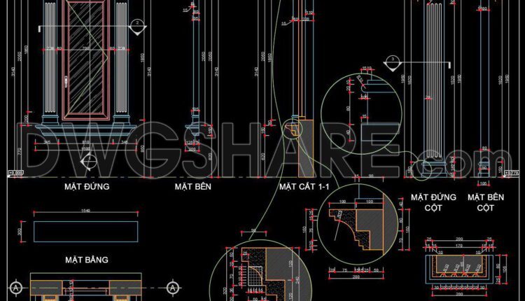 389. Download Of Cad Drawings Of European Classical Architectural Details (29)