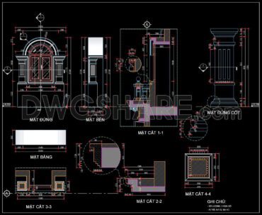 389. Download Of Cad Drawings Of European Classical Architectural Details (5)