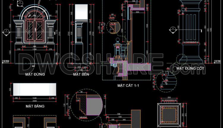 389. Download Of Cad Drawings Of European Classical Architectural Details (5)