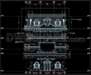 389. Download Of Cad Drawings Of European Classical Architectural Details (8)