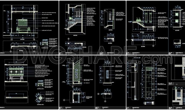 1 year ago
                

                
             1,050391. Free Download of CAD Detailed Drawings for Interior Wall Decoration in Residential Home