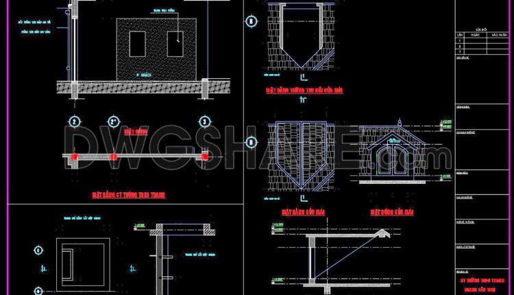 392. Free Download Detailed Cad Drawings Of Residential Architecture (5)