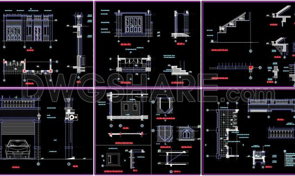 1 year ago
                

                
             1,091392. Free Download Detailed CAD Drawings of Residential Architecture