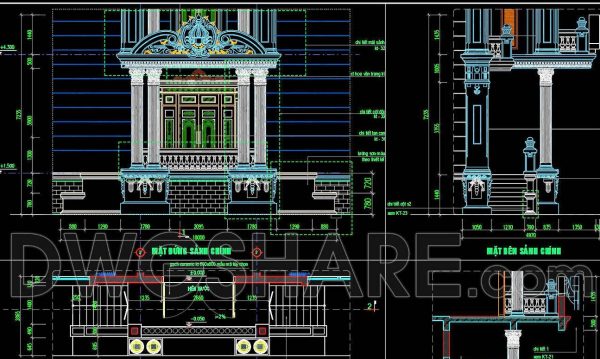 1 year ago
                

                
             2,742418. Free download of CAD drawings of European classical architectural details