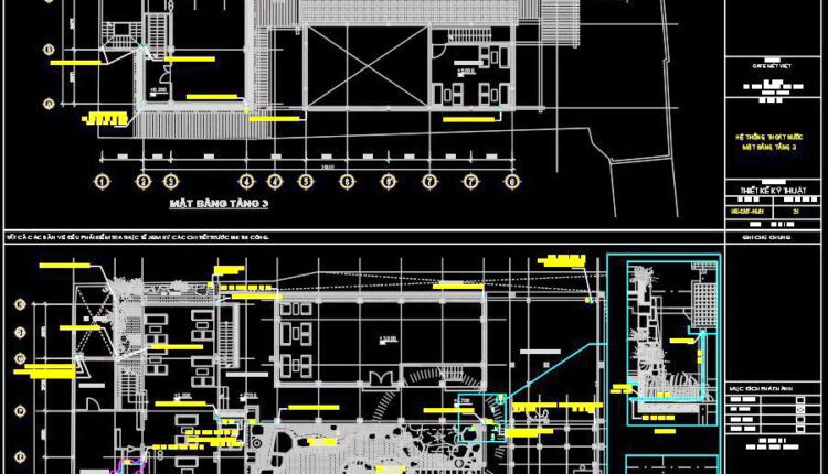 46. Cad Drawings Of The Water Supply And Drainage System For This Project (5)