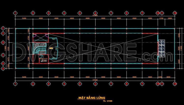 47. Download Cad Design Drawings For A 560m2 Wedding Restaurant (4)