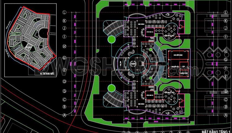 48. Free Download Of Cad Floor Plan Design For An 860m2 Restaurant