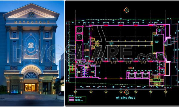 1 year ago
                

                
             4,30550. Free Download of CAD Floor Plan Design for a 1200m2 Wedding Restaurant