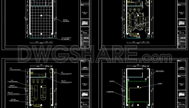 51. Download Cad Drawings For Interior Construction Design Of An 80m2 Bakery (3)