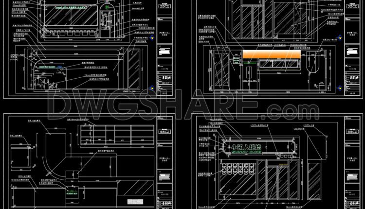 51. Download Cad Drawings For Interior Construction Design Of An 80m2 Bakery (6)