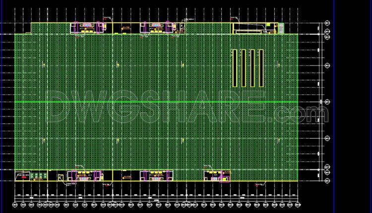 53. Free Download Of Cad Floor Plan Drawings For A Factory With Dimensions 154m X 275m (3)