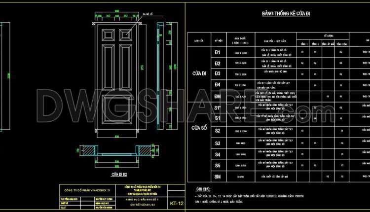 647. Detailed Cad Drawings Of Doors, Windows For Download (1)