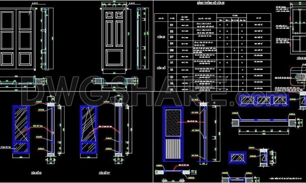 1 year ago
                

                
             1,037647. Detailed CAD Drawings Of Doors, Windows For Download