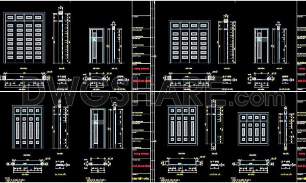 1 year ago
                

                
             585653. Detailed CAD Drawings Of Doors, Windows For Download