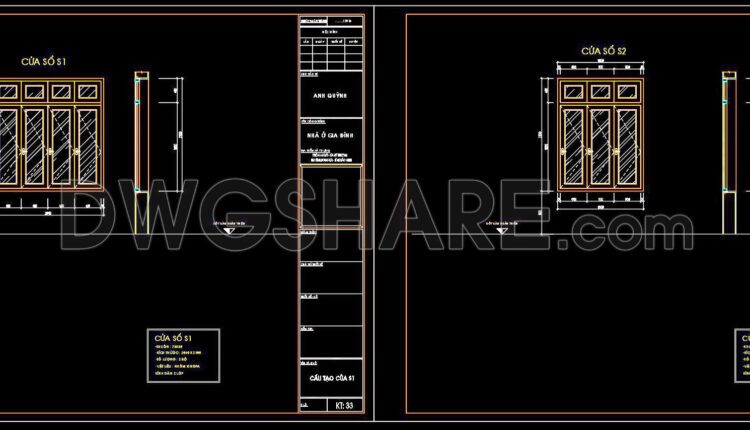654. Detailed Cad Drawings Of Doors, Windows For Download (4)