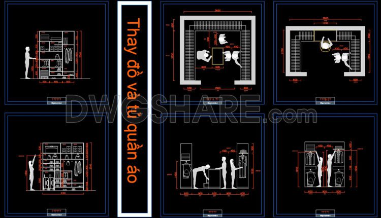 67. Download Cad Dynamic Blocks Library For Dressing Rooms