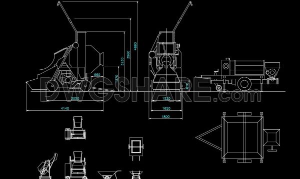 1 year ago
                

                
             1,97990. Free Download of CAD Drawings for Concrete equipment