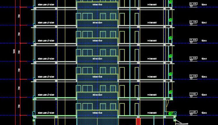 99. Free Download Of 10-story Hotel Design Drawings (3)