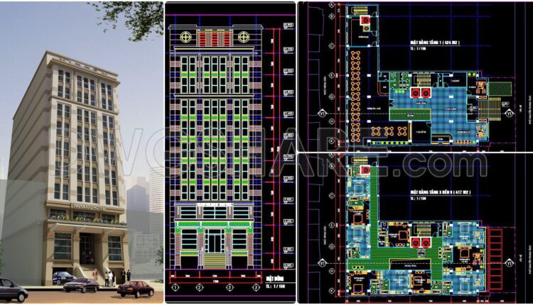 99. Free Download Of 10-story Hotel Design Drawings