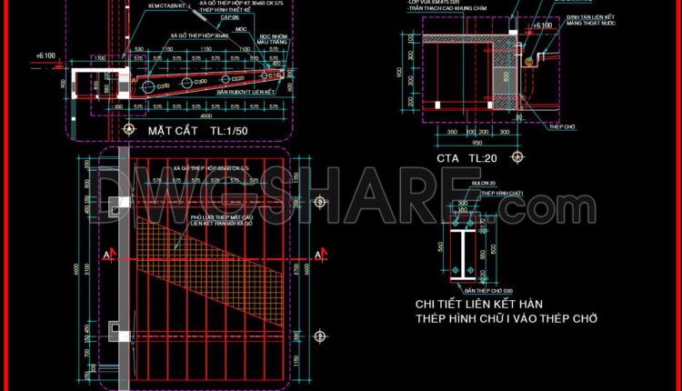 100. Download The Cad Design Drawing Of An 8-story Hotel With An Area Of 2000m2 (10)