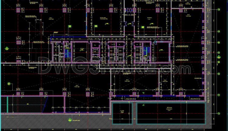 103. Download Cad Drawings Of Hanoi Plaza Office Building Block (6)