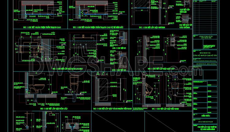 108. Download The Complete Construction Drawings Of The 15-story Hotel With An Area Of 4600m2 (10)