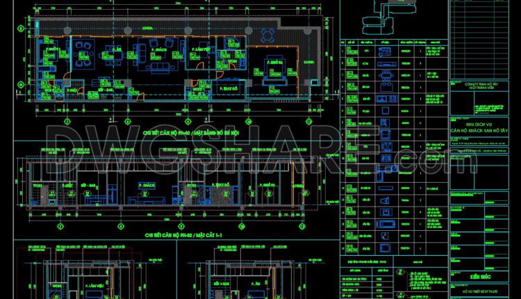 108. Download The Complete Construction Drawings Of The 15-story Hotel With An Area Of 4600m2 (15)