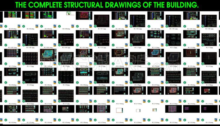 108. Download The Complete Construction Drawings Of The 15-story Hotel With An Area Of 4600m2 (22)