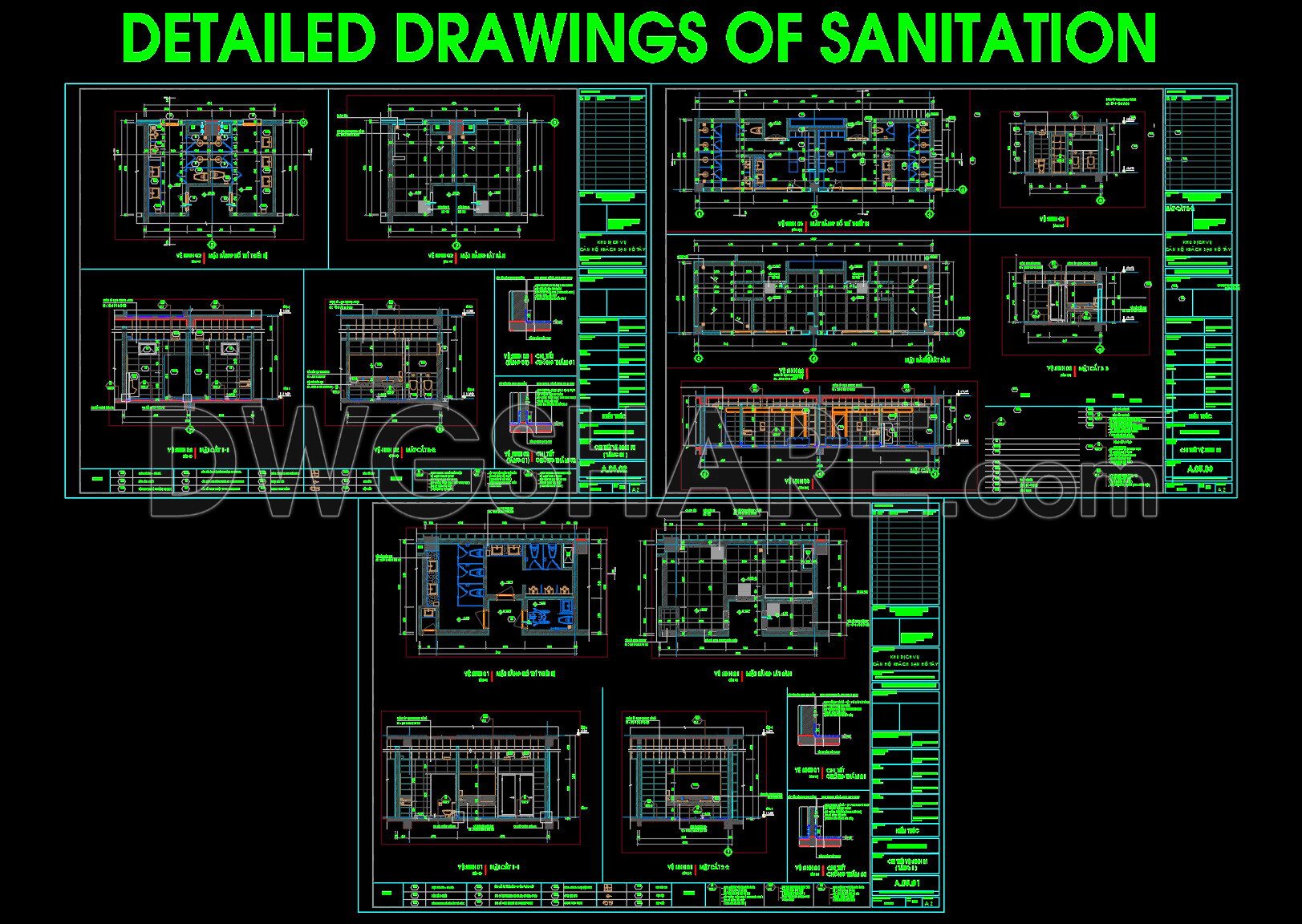 108. Download The Complete Construction Drawings Of The 15-story Hotel With An Area Of 4600m2 (9)
