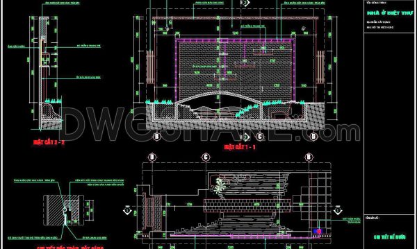133. Cad Drawings Of Landscape Design Plans For Villa Garden (4)