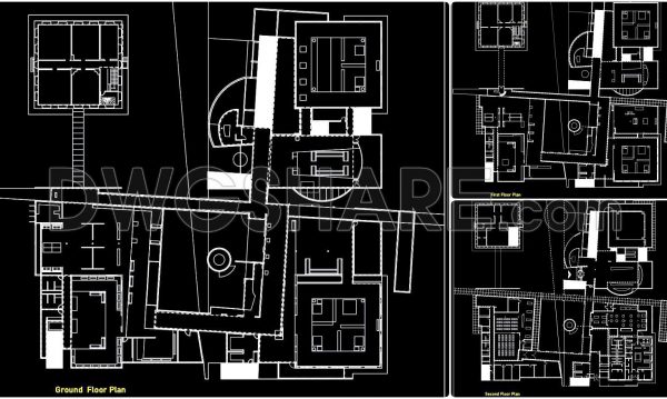 17. Free CAD Drawing Download – 3 Story Museum