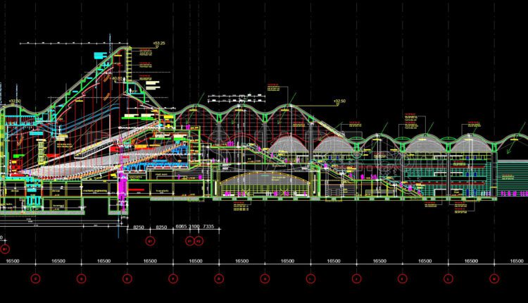 18. Free Download Cad Drawings Of The National Convention Center – Vietnam (4)