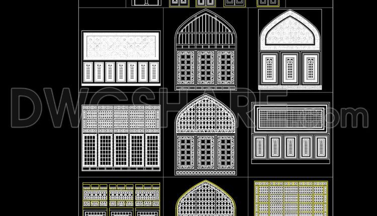 189. Free Download Of Decorative Pattern Design Cad Blocks (1)